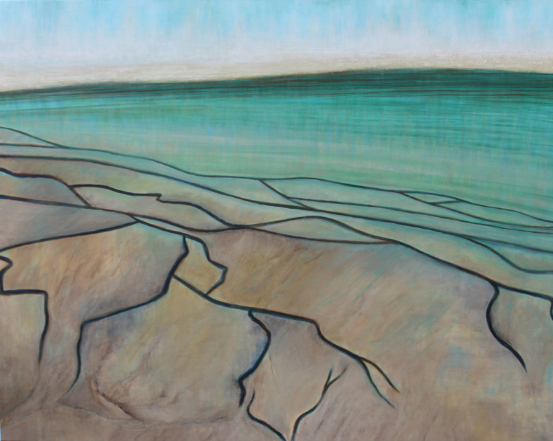 Yellowstone, Acryl, 80 x 100 cm, 2022